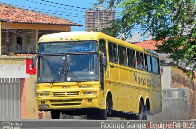 Viação Nordeste 0150 na cidade de Natal, Rio Grande do Norte, Brasil, por Rodrigo S. G Busólogo do Brasil. Número da foto: #3644792.