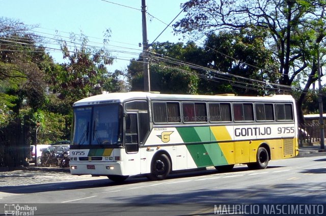 Empresa Gontijo de Transportes 9755 na cidade de Belo Horizonte, Minas Gerais, Brasil, por Maurício Nascimento. ID da foto: 3644788.