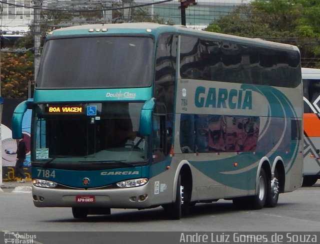 Viação Garcia 7184 na cidade de São Paulo, São Paulo, Brasil, por André Luiz Gomes de Souza. Número da foto: #3644519.