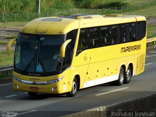 Viação Itapemirim 60517 na cidade de Lavrinhas, São Paulo, Brasil, por Jhonatan Diego da Silva Trevisan. ID da foto: 3644689.