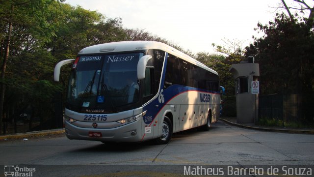 Viação Nasser 225115 na cidade de São Paulo, São Paulo, Brasil, por Matheus Barreto de Souza. ID da foto: 3643696.