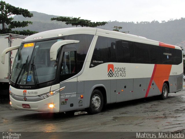 Viação Cidade do Aço RJ 174.189 na cidade de Angra dos Reis, Rio de Janeiro, Brasil, por Mateus Machado. Número da foto: #3644841.