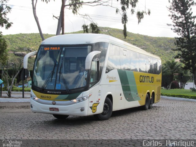 Empresa Gontijo de Transportes 18040 na cidade de Milagres, Bahia, Brasil, por Carlos  Henrique. ID da foto: 3643251.