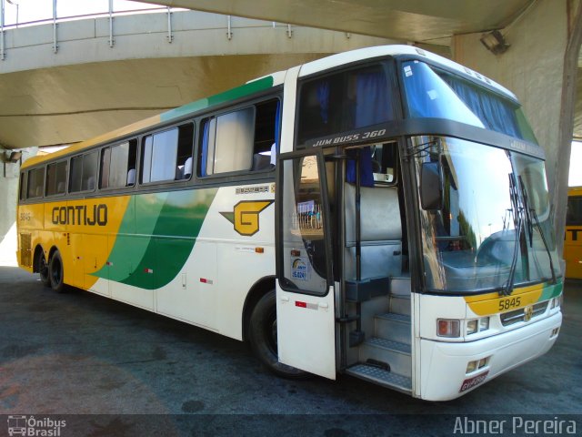 Empresa Gontijo de Transportes 5845 na cidade de Belo Horizonte, Minas Gerais, Brasil, por Abner Pereira. ID da foto: 3645040.