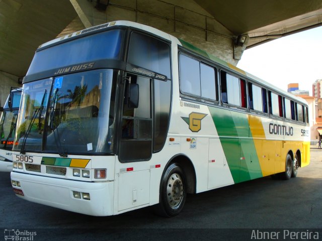 Empresa Gontijo de Transportes 5805 na cidade de Belo Horizonte, Minas Gerais, Brasil, por Abner Pereira. ID da foto: 3645038.