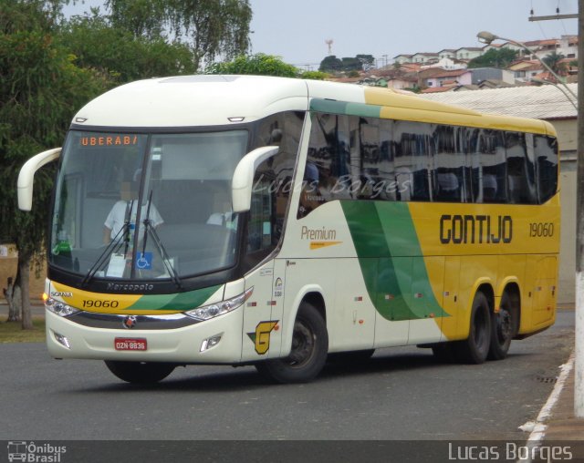 Empresa Gontijo de Transportes 19060 na cidade de Araxá, Minas Gerais, Brasil, por Lucas Borges . Número da foto: #3646329.