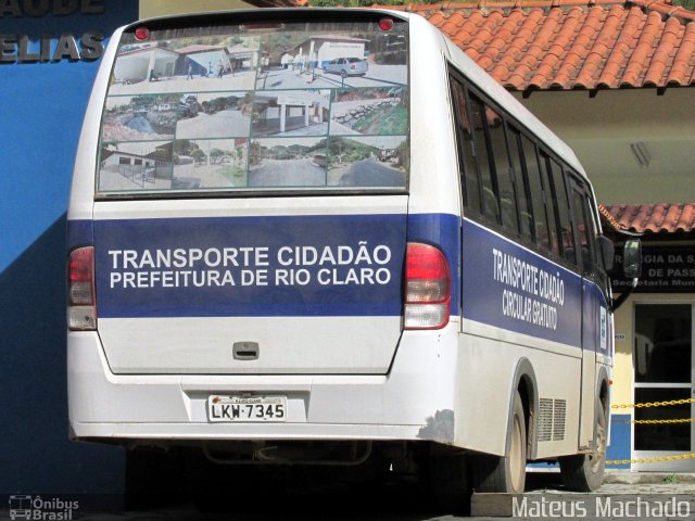 Ônibus Particulares 7345 na cidade de Rio Claro, Rio de Janeiro, Brasil, por Mateus Machado. Número da foto: #3644851.