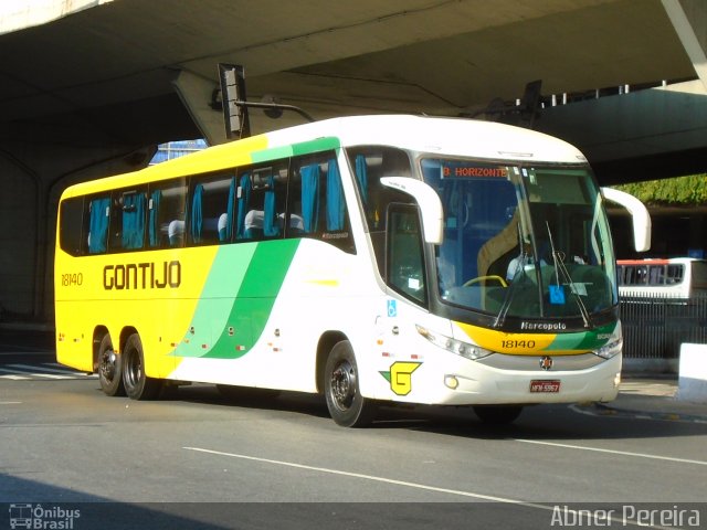 Empresa Gontijo de Transportes 18140 na cidade de Belo Horizonte, Minas Gerais, Brasil, por Abner Pereira. ID da foto: 3645037.