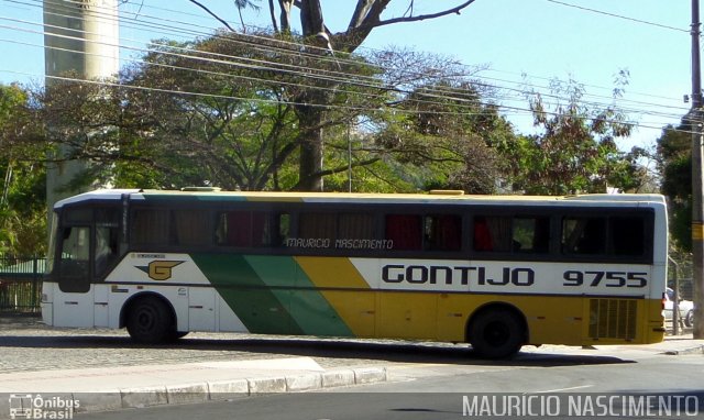 Empresa Gontijo de Transportes 9755 na cidade de Belo Horizonte, Minas Gerais, Brasil, por Maurício Nascimento. ID da foto: 3646947.