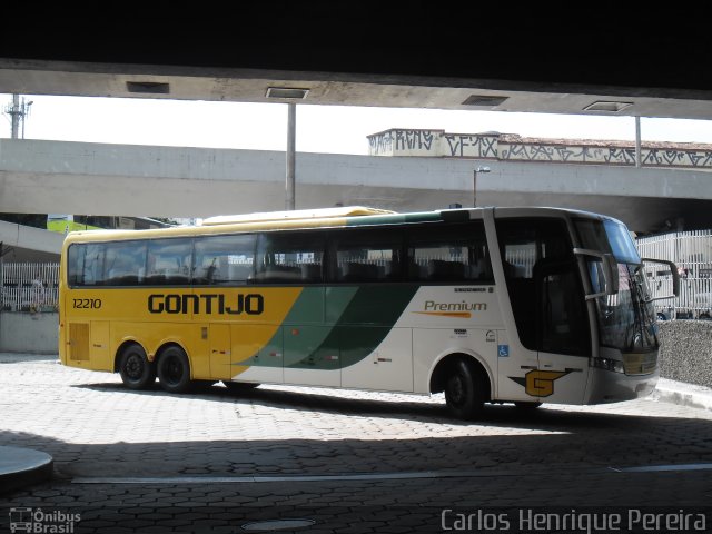 Empresa Gontijo de Transportes 12210 na cidade de Belo Horizonte, Minas Gerais, Brasil, por Carlos Henrique Pereira. ID da foto: 3645388.