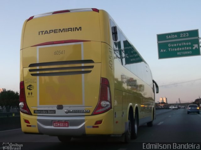 Viação Itapemirim 60541 na cidade de Guarulhos, São Paulo, Brasil, por Edmilson Bandeira. ID da foto: 3646428.