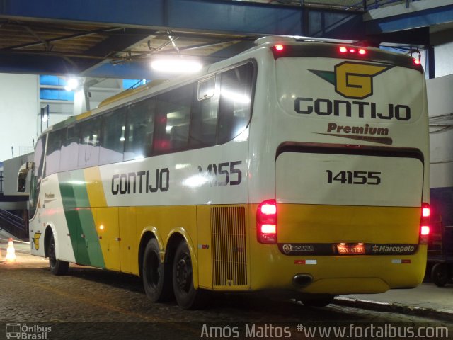 Empresa Gontijo de Transportes 14155 na cidade de Fortaleza, Ceará, Brasil, por Amós  Mattos. Número da foto: #3647363.