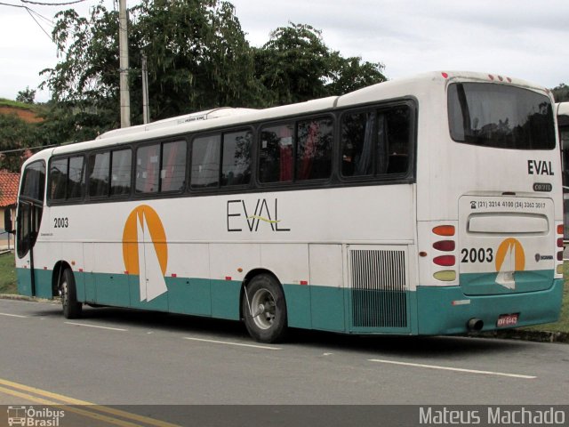 EVAL - Empresa de Viação Angrense 2003 na cidade de Rio Claro, Rio de Janeiro, Brasil, por Mateus Machado. Número da foto: #3648577.