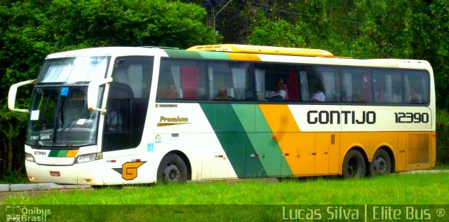 Empresa Gontijo de Transportes 12390 na cidade de Recife, Pernambuco, Brasil, por Lucas Silva. ID da foto: 3647959.