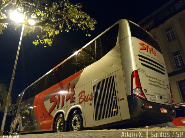 Style Bus 6000 na cidade de Santos, São Paulo, Brasil, por Adam Xavier Rodrigues Lima. Número da foto: #3647274.