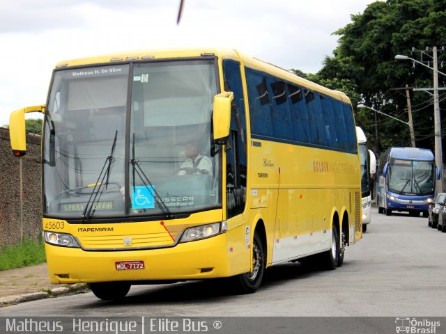 Viação Itapemirim 45603 na cidade de São Paulo, São Paulo, Brasil, por Matheus Henrique. ID da foto: 3650821.