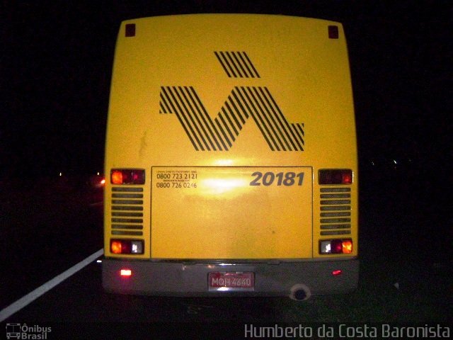 Viação Itapemirim 20181 na cidade de Arujá, São Paulo, Brasil, por Humberto da Costa Baronista. Número da foto: #3648857.