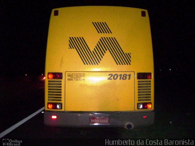 Viação Itapemirim 20181 na cidade de Arujá, São Paulo, Brasil, por Humberto da Costa Baronista. ID da foto: 3648857.