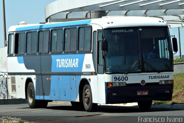 Turismar Transporte e Turismo 9600 na cidade de Marília, São Paulo, Brasil, por Francisco Ivano. ID da foto: 3650732.