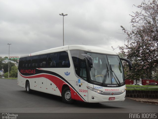 Reunidas Transportes Coletivos 32201 na cidade de Pato Branco, Paraná, Brasil, por Rodrigo Augusto  Vignaga. Número da foto: #3648944.