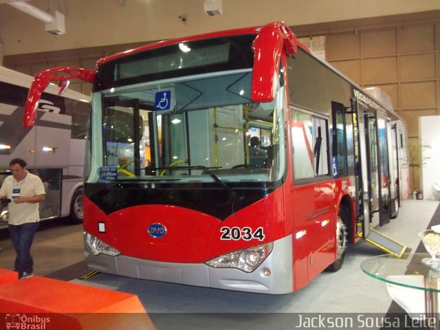 Itajaí Transportes Coletivos 2034 na cidade de São Paulo, São Paulo, Brasil, por Jackson Sousa Leite. ID da foto: 3611624.