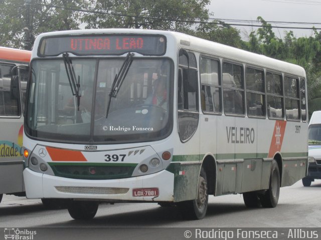 Auto Viação Veleiro 397 na cidade de Maceió, Alagoas, Brasil, por Rodrigo Fonseca. ID da foto: 3612391.