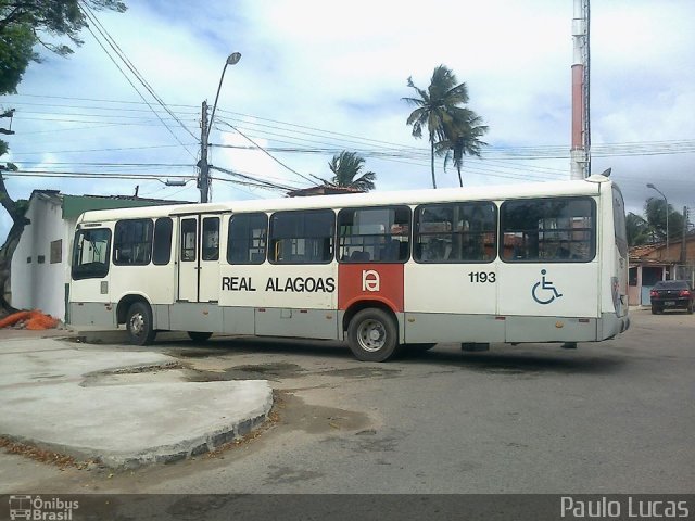 Real Alagoas de Viação 1193 na cidade de Maceió, Alagoas, Brasil, por Paulo Lucas. Número da foto: #3611980.
