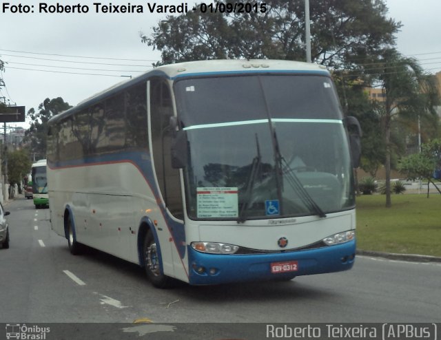 Ônibus Particulares 0312 na cidade de São Paulo, São Paulo, Brasil, por Roberto Teixeira. Número da foto: #3612480.