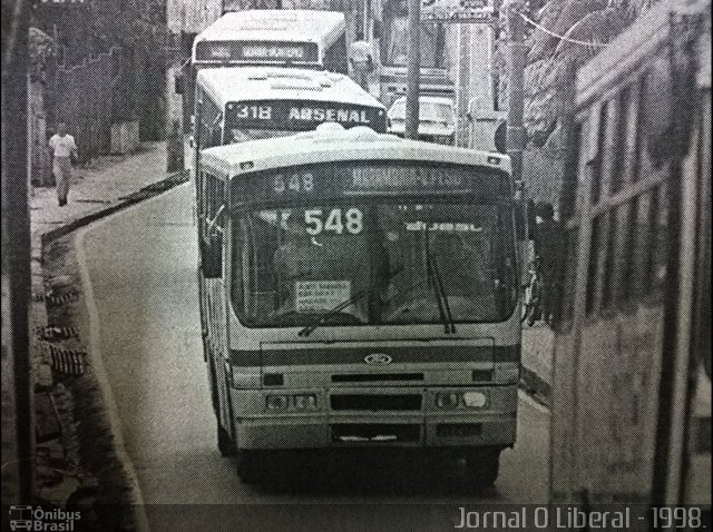 Viação Forte AF-54816 na cidade de Belém, Pará, Brasil, por Lucas Jacó. Número da foto: #3611433.