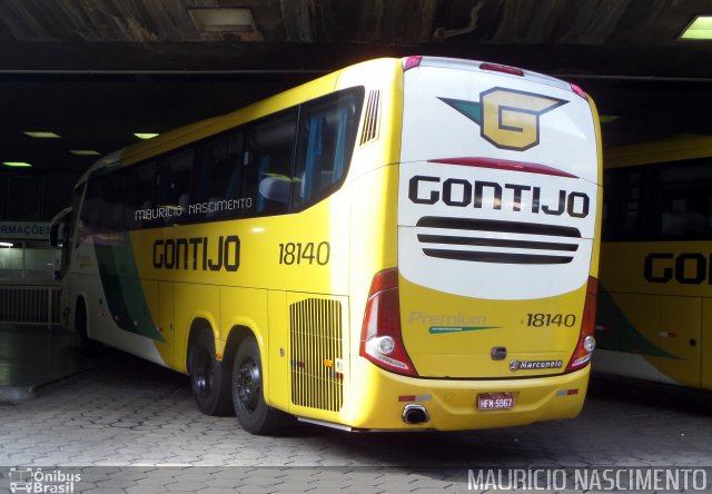 Empresa Gontijo de Transportes 18140 na cidade de Belo Horizonte, Minas Gerais, Brasil, por Maurício Nascimento. ID da foto: 3613042.