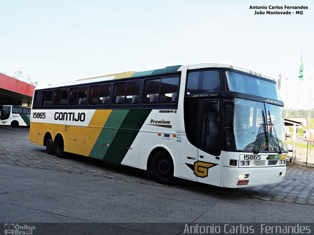 Empresa Gontijo de Transportes 15865 na cidade de João Monlevade, Minas Gerais, Brasil, por Antonio Carlos Fernandes. ID da foto: 3611389.