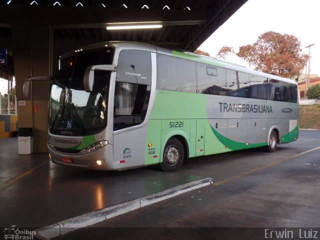 Transbrasiliana Transportes e Turismo 51221 na cidade de Ribeirão Preto, São Paulo, Brasil, por Erwin  Luiz. Número da foto: #3611703.