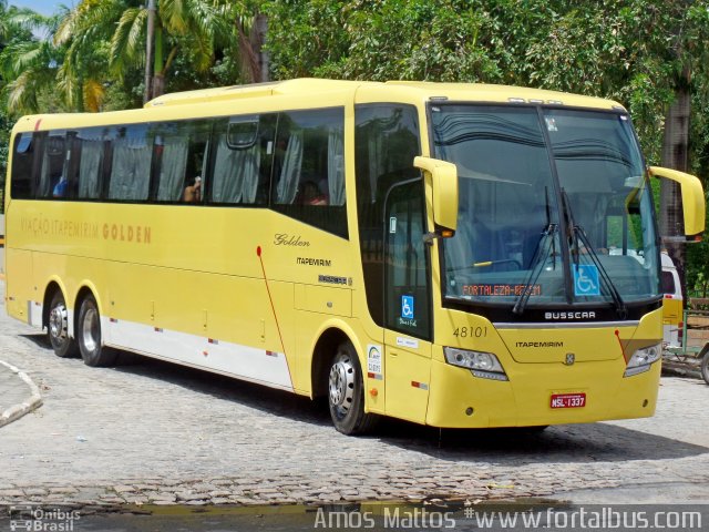 Viação Itapemirim 48101 na cidade de Fortaleza, Ceará, Brasil, por Amós  Mattos. Número da foto: #3612939.