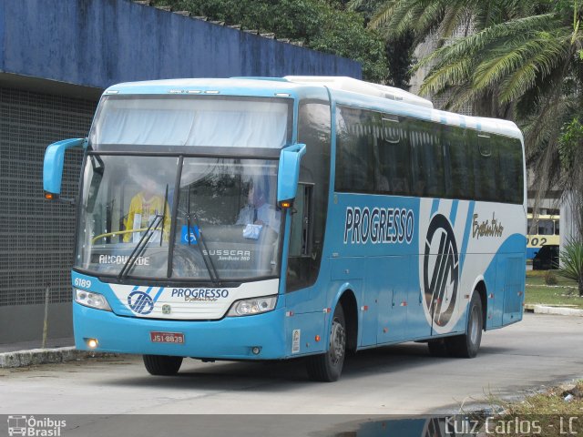 Auto Viação Progresso 6189 na cidade de Recife, Pernambuco, Brasil, por Luiz Carlos de Santana. Número da foto: #3612333.