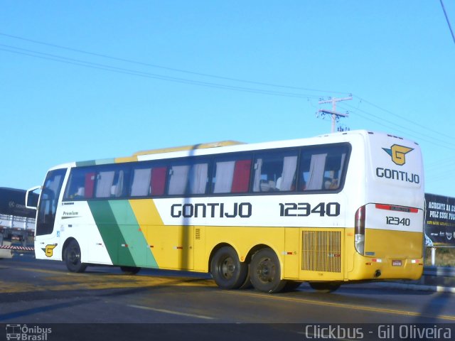 Empresa Gontijo de Transportes 12340 na cidade de Vitória da Conquista, Bahia, Brasil, por Virgílio Oliveira. ID da foto: 3651631.