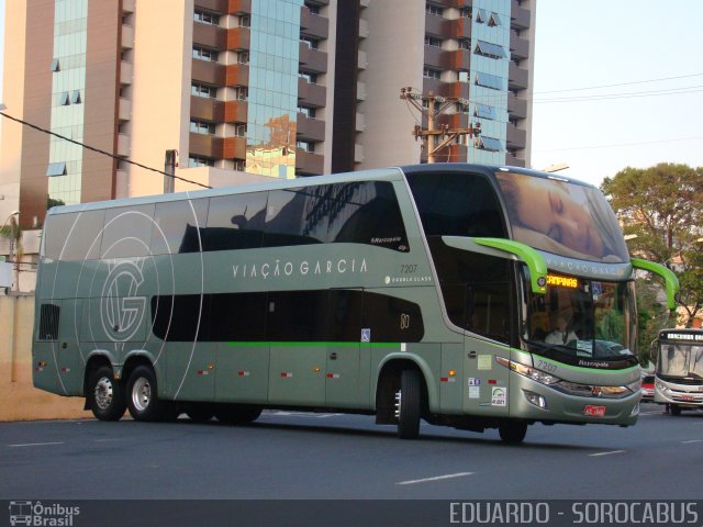 Viação Garcia 7207 na cidade de Sorocaba, São Paulo, Brasil, por EDUARDO - SOROCABUS. Número da foto: #3651514.