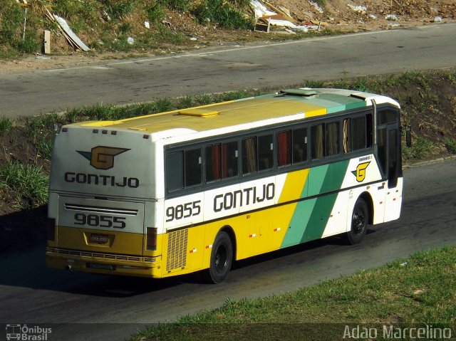 Empresa Gontijo de Transportes 9855 na cidade de Belo Horizonte, Minas Gerais, Brasil, por Adão Raimundo Marcelino. ID da foto: 3652140.