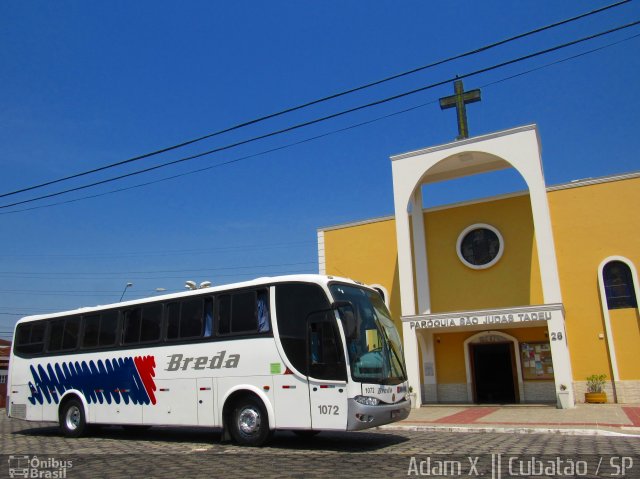 Breda Transportes e Serviços 1072 na cidade de Cubatão, São Paulo, Brasil, por Adam Xavier Rodrigues Lima. ID da foto: 3652100.