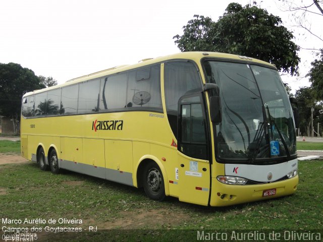 Kaissara - Viação Caiçara 15810 na cidade de Campos dos Goytacazes, Rio de Janeiro, Brasil, por Marco Aurélio de Oliveira. ID da foto: 3654789.