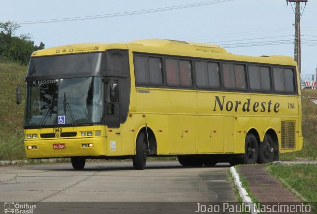 Viação Nordeste 7060 na cidade de Natal, Rio Grande do Norte, Brasil, por Joao Paulo Nascimento Silva. Número da foto: #3653000.