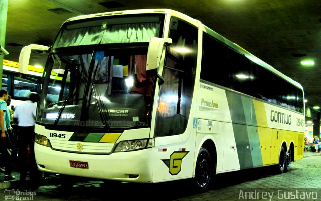 Empresa Gontijo de Transportes 11945 na cidade de Belo Horizonte, Minas Gerais, Brasil, por Andrey Gustavo. ID da foto: 3653169.