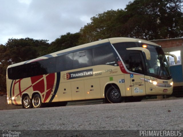 TransTupi Turismo e Fretamento 3200 na cidade de Curitiba, Paraná, Brasil, por Alexandre Rodrigo. Número da foto: #3657531.
