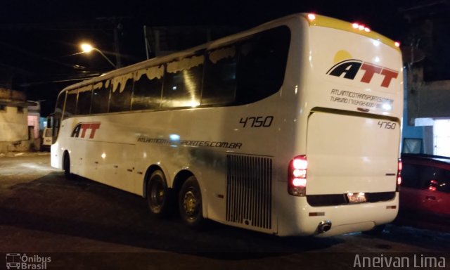 ATT - Atlântico Transportes e Turismo 4750 na cidade de Salvador, Bahia, Brasil, por Aneivan Lima. Número da foto: #3655324.