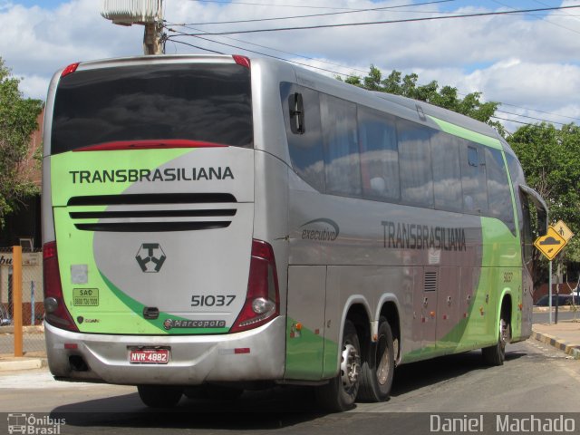 Transbrasiliana Transportes e Turismo 51037 na cidade de Barreiras, Bahia, Brasil, por Daniel  Machado. Número da foto: #3655135.