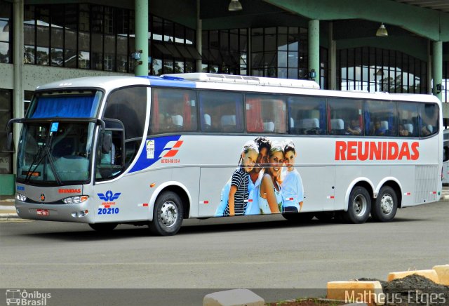 Reunidas Transportes Coletivos 20210 na cidade de Chapecó, Santa Catarina, Brasil, por Matheus Etges. Número da foto: #3657060.