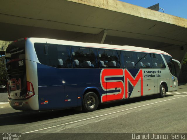 Transporte Coletivo Santa Maria 286 na cidade de Belo Horizonte, Minas Gerais, Brasil, por Daniel Junior Sena. ID da foto: 3655262.