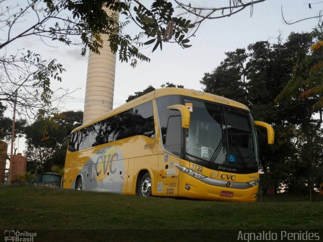 CVC Turismo 3122 na cidade de Caxambu, Minas Gerais, Brasil, por Agnaldo Penides. Número da foto: #3656522.