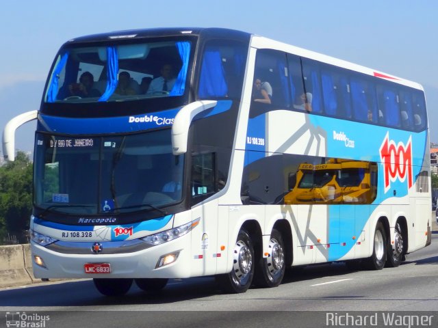 Auto Viação 1001 RJ 108.328 na cidade de Rio de Janeiro, Rio de Janeiro, Brasil, por Richard Wagner. Número da foto: #3656291.