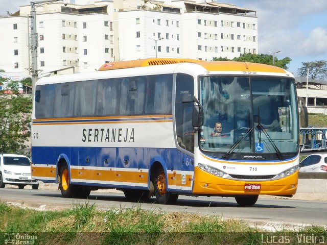 Viação Sertaneja 710  na cidade de Belo Horizonte, Minas Gerais, Brasil, por Lucas Vieira. Número da foto: #3658032.