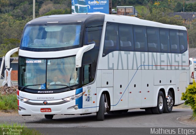 Auto Viação Catarinense 3381 na cidade de Santa Maria, Rio Grande do Sul, Brasil, por Matheus Etges. Número da foto: #3659026.